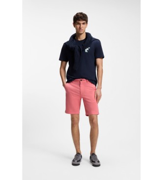 BOSS Slim Fit Shorts pink