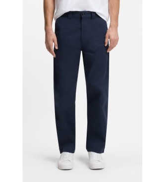 BOSS Pantalon droit marine