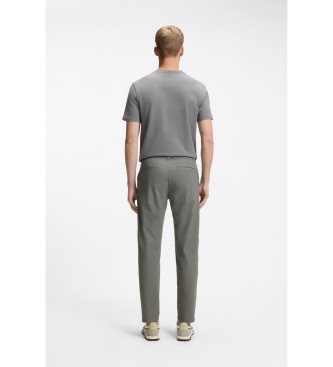 BOSS Pantaloni chino grigi affusolati