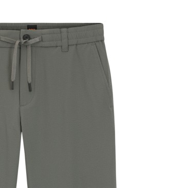 BOSS Pantaloni chino grigi affusolati