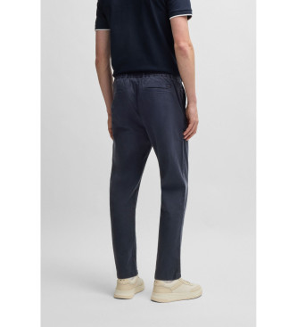 BOSS Pantalon chino fusel marine
