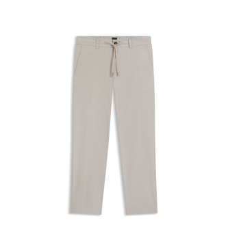 BOSS Pantaloni Chino Tapered DS-9 grigio chiaro, beige