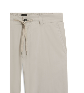 BOSS Pantaloni Chino Tapered DS-9 grigio chiaro, beige