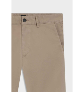 BOSS Pantal�n Chino Slim marr�n