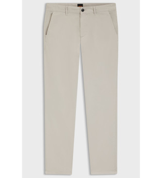 BOSS Pantaloni chino slim grigio chiaro