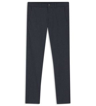 BOSS Pantaloni chino blu slim