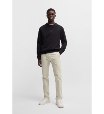 BOSS Pantaloni chino beige slim