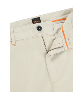 BOSS Pantaloni chino beige slim