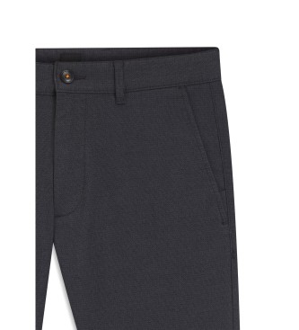 BOSS Navy slim fit chino trousers