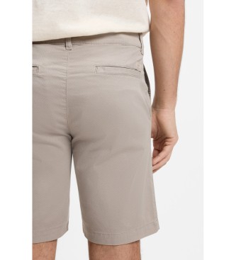 BOSS Beige Slim Fit Chino Shorts
