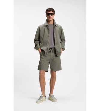 BOSS Chinos Straight Fit Shorts gr�n