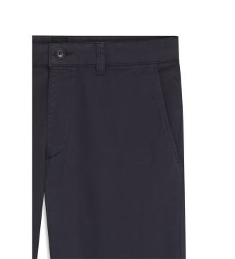 BOSS Mornariške zožene hlače Chino