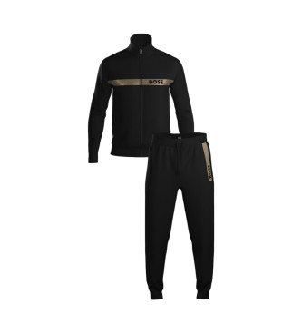 BOSS Trainingsanzug basic schwarz