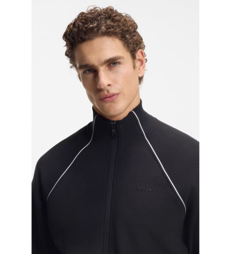BOSS Tracksuit with contrast navy piping