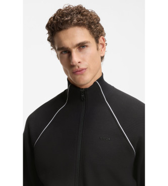 BOSS Tuta con finiture nere a contrasto