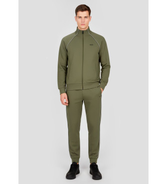 BOSS Surv�tement avec passepoil contrast� vert