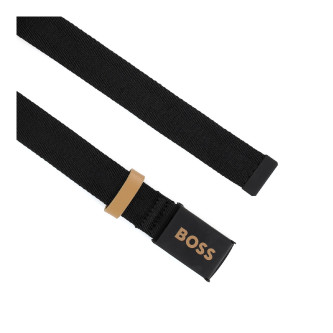 BOSS Cinto com logtipo preto