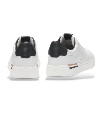 BOSS Clint Leather Sneakers white
