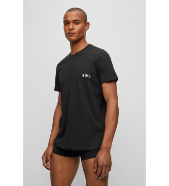 BOSS Ensemble de sous-vtements T-shirt et boxer noir