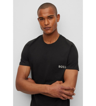 BOSS Kalsongset med T-shirt och svarta boxershorts