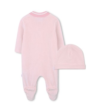 BOSS Pižama Set Design roza