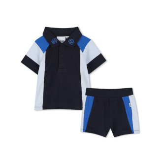 BOSS Ensemble polo et short marine