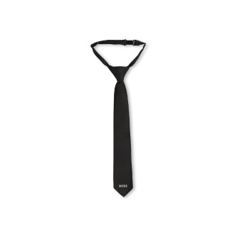 BOSS Gravata com fecho ajustvel preta