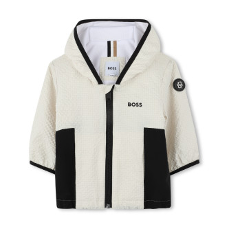 BOSS Windbreaker-jakke med htte beige