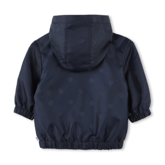 BOSS Windbreaker Hooded Jacket navy