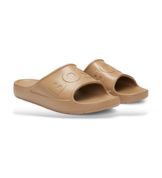 BOSS Darian beige flip flops