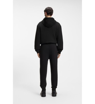 HUGO Pantaloni neri a gamba dritta