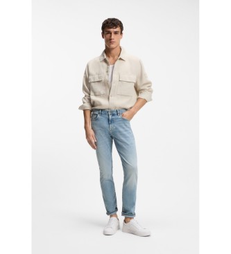 BOSS Jeans Delaware slim fit turquoise