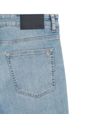 BOSS Jeans Delaware slim fit turquoise
