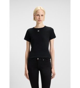 HUGO T-shirt Deloris preta