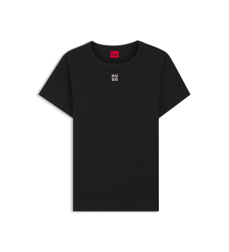 HUGO T-shirt Deloris preta