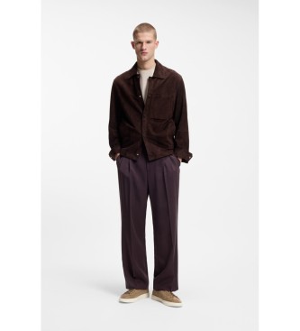 BOSS Sportschoenen met gegraveerd logo beige