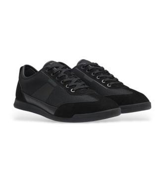 BOSS Trainers with grooved sole black
