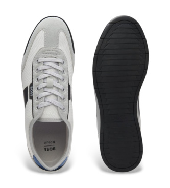 BOSS Trainers with grey grooved sole