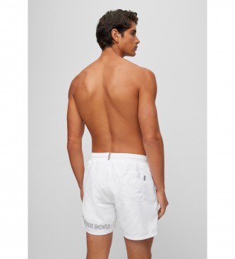 BOSS Dolphin swimming costume white