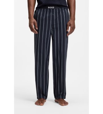 BOSS Pantalon Easy marineblauw