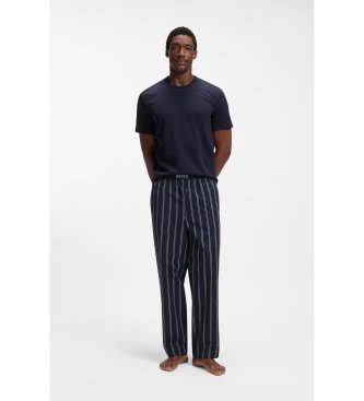 BOSS Pantalon Easy marineblauw