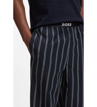 BOSS Pantalon Easy marineblauw
