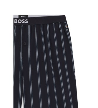 BOSS Pantalon Easy marineblauw