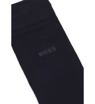 BOSS Navadne mornariške nogavice redne dolžine