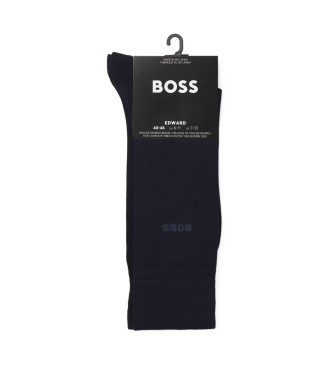 BOSS Navadne mornariške nogavice redne dolžine