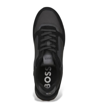 BOSS Sneakers in pelle nera da parkour