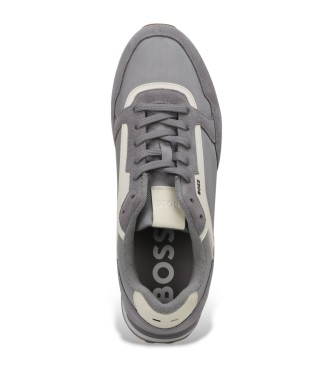 BOSS Sneakers in pelle grigia Parkour