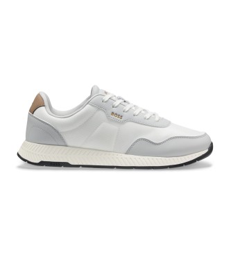 BOSS Sneakers bianco titanio