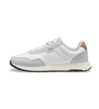 BOSS Sneakers bianco titanio