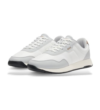 BOSS Sneakers bianco titanio